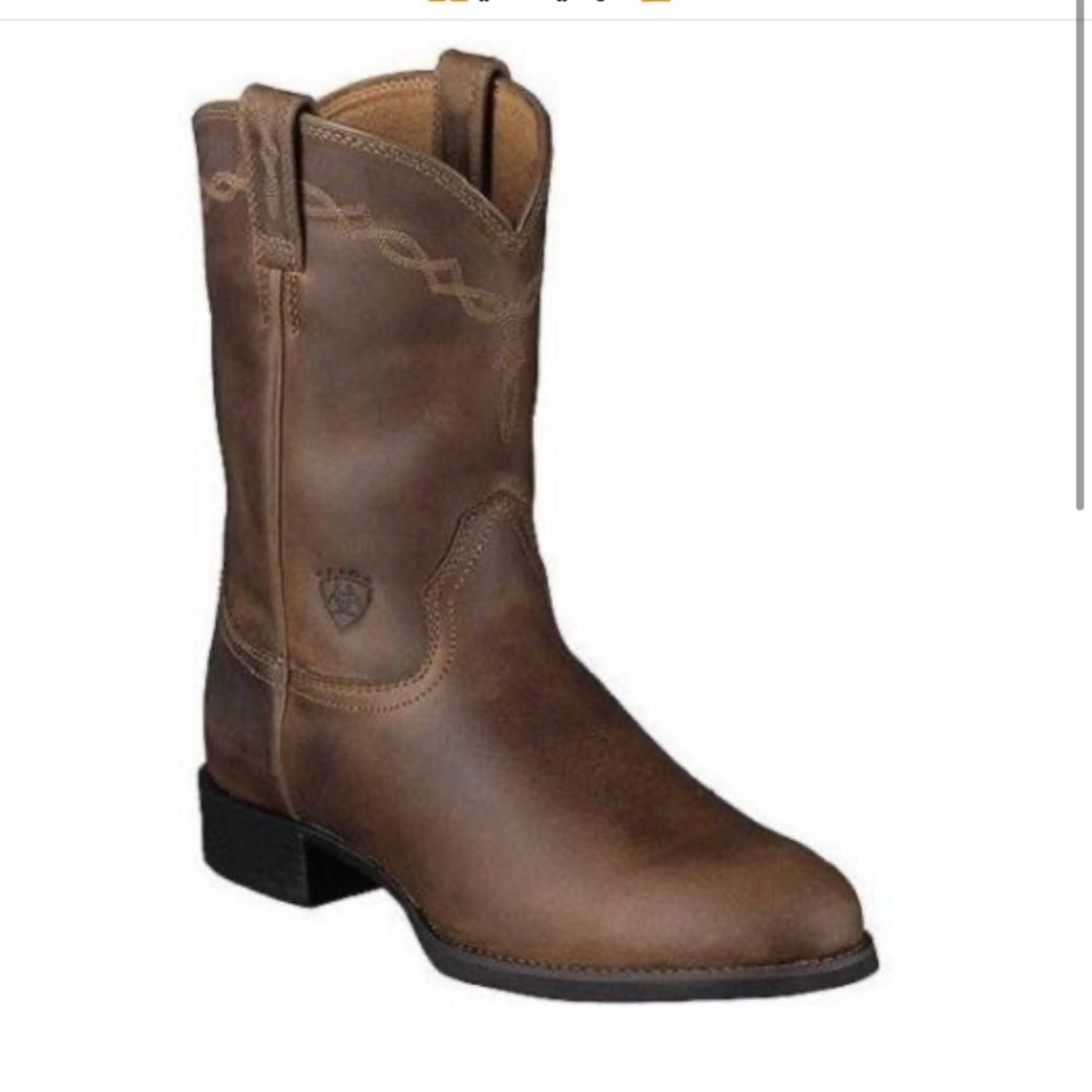 Ariat Men Boots Roper Ranch Western Brown Sz 13D